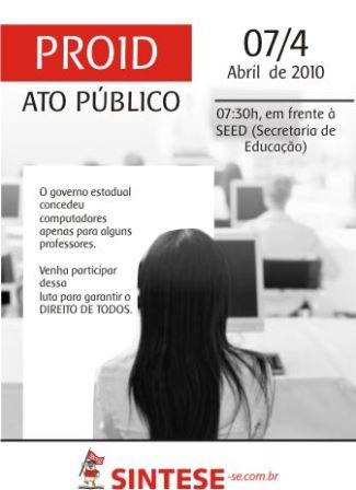 Professores terão encontro sobre PROID dia 27 proid2_27_03_10