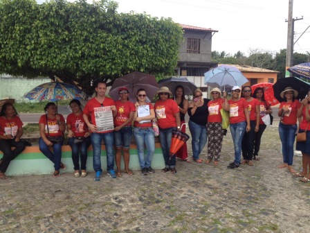 Nesta quinta-feira 15, professores percorrem os povoados Sapé, Colônia e Chan Nesta quinta-feira 15, professores percorrem os povoados Sapé, Colônia e Chan