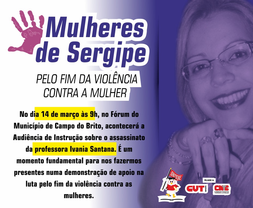 Ser mulher em Sergipe é correr risco de morte! TEXTO