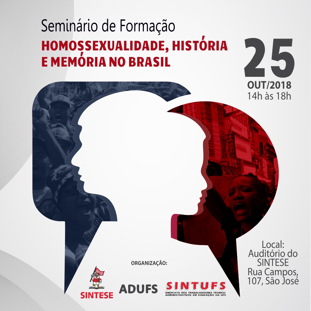 SINTESE realiza seminário sobre homossexualidade, história e memória no Brasil