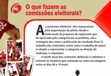 Eleições do SINTESE: O que fazem as comissões eleitorais? ORIENTAÇÕES5