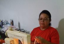 Professoras aposentadas confeccionam máscaras para serem entregues a trabalhadores e trabalhadoras