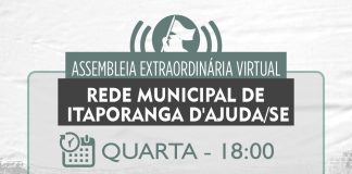 Assembleia Geral Virtual em Itaporanga D’Ajuda