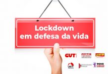 Centrais sindicais pedem lockdown em defesa da vida dos sergipanos