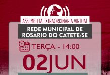 Assembleia Geral Extraordinária Virtual em Rosário do Catete