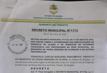 Magistério de N. Sra. da Glória comemora retorno da Regência de Classe