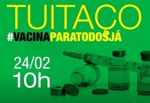 Participe do tuitaço Vacina Para Todos Já nesta quarta (24)