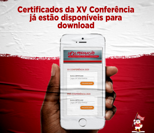Certificados da XV Conferência já estão disponíveis para download