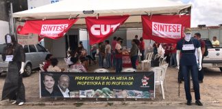 Aquidabã: magistério protesta contra desmonte de direitos