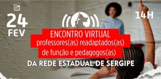 SINTESE realiza encontro virtual com pedagogas (os) e professoras (es) readaptadas(os)
