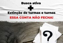 Busca ativa + extinção de turmas e turnos – Essa conta não fecha