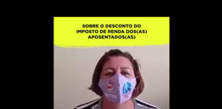Sobre o desconto do imposto de renda dos(as) aposentados(as)