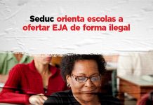 Seduc orienta escolas a ofertar EJA de forma ilegal