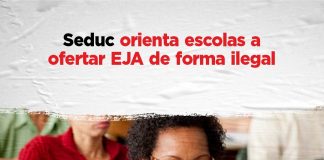 Seduc orienta escolas a ofertar EJA de forma ilegal