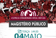 Assembleia Unificada dia 04/05