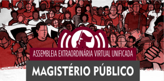 Assembleia Unificada nesta terça, dia 27
