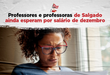 Professores e professoras de Salgado ainda esperam por salário de dezembro