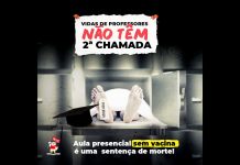 Volta às aulas presenciais: O Governo do Estado quer nos matar aos poucos