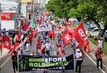 #29MForaBolsonaro ganhou as ruas de Aracaju no último sábado