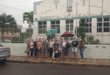 Riberópolis: magistério faz vigília e cobra audiência ao prefeito