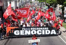 Mais de 6 mil manifestantes ocupam ruas de Aracaju pelo Fora Bolsonaro