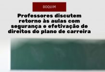 Boquim: professores discutem retorno às aulas com segurança e efetivação de direitos do plano de carreira
