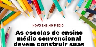 As escolas de ensino médio convencional devem construir suas próprias matrizes curriculares com autonomia