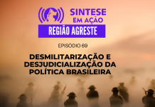 SINTESE EM AÇÃO – AGRESTE: Desmilitarização e desjudicialização da política Brasileira