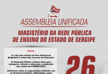 Fiquem atentos! Dias 26 e 27 acontecem novas assembleias