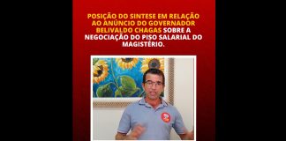 Posição do SINTESE em relação ao anúncio do governador sobre a negociação do piso