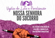 A luta continua: professores e professoras de Socorro paralisação atividades e fazem vigília em defesa do piso