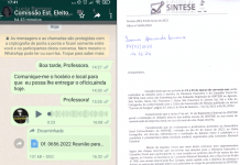 Comissão eleitoral convoca chapas para organizar debate entre candidaturas à presidência do SINTESE