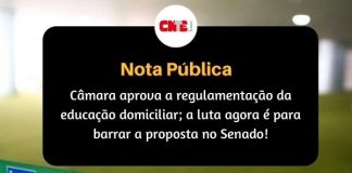 Câmara dos Deputados aprova a regulamentação da educação domiciliar; a luta agora é para barrar a proposta no Senado