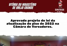 Vitória da luta: professores e professoras de Brejo Grande vão receber atualização do piso de 2022 de forma integral