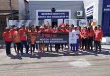 Barra dos Coqueiros: professores e professoras fazem caminhada pelas ruas da cidade e pedem audiência com gestão municipal