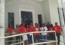 Magistério de Japoatã na luta por direitos