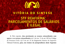 Vitória do SINTESE: STF reafirma que o parcelamento de salários é ilegal