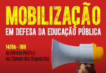 Mobilização Nacional em Brasília nesta terça (14) denuncia retirada de recursos do Fundeb