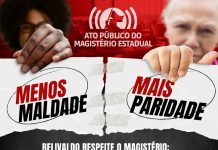 22 de julho: mais um dia de luta dos professores e professoras da rede estadual