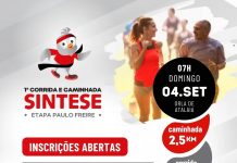 SINTESE realiza evento de corrida e caminhada dia 04 de setembro