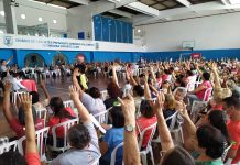 Professoras e professores aposentados aprovam calendário de lutas em plenária realizada pelo Sintese