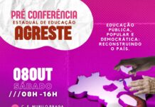 Pré-Conferência do Agreste acontece neste sábado 8/10
