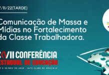 Confira a mesa sobre Comunicação de Massa e Mídias no Fortalecimento da Classe Trabalhadora