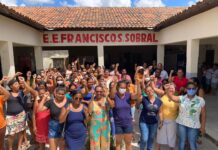 Comunidade da Escola Estadual Francisco Sales Sobral luta contra fechamento de turmas do Ensino Fundamental