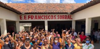 Comunidade da Escola Estadual Francisco Sales Sobral luta contra fechamento de turmas do Ensino Fundamental