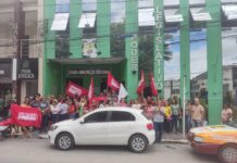 Tobias Barreto: magistério faz ato de luta e solidariedade