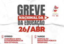 Magistério nas ruas por valorização, pela revogação do novo ensino, contra a violência às escolas