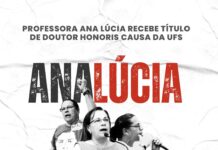 Professora Ana Lúcia recebe título de Doutor Honoris Causa da UFS