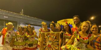 Grupo Batucada Batucaê do SINTESE leva alegria e luta a abertura dos festejos juninos em Estância