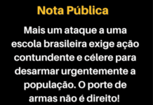 Brasil exige política urgente de desarmamento